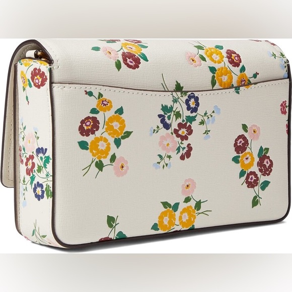 Kate Spade Morgan Bouquet Toss Embossed Flap Chain Bag - Picture 6 of 12